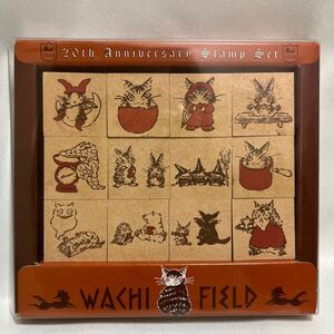 わちふぃーるど ダヤン ラバースタンプセット20th Anniversary STAMP set Wachifield DAYAN 猫 アニバーサリー ハンコ 判子 使用品 USED品