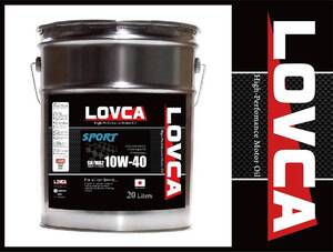 ■送料無料■LOVCA SPORT 10W-40 20L SN MA2■リピータ続出！2輪4輪兼用エンジンオイル100％化学合成油 PAO＋VHVI 日本製ラブカ■LS1040-20