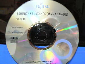 送料最安 \140　CDF29-03：富士通　FUJITSU PRIMERGY ドキュメントCD[オプションカード版] V1.0L10　CA40701-D045/CA91200-W245-1　1枚のみ