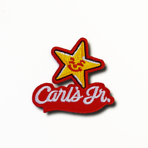 ミニワッペン Carls Jr. カールスジュニア (4.5x4.3cm) [MW077] 手芸 パッチワーク アメ雑 アメリカン雑貨