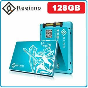 ★新品!!最安値★Reeinno SSD 128GB SATA3 / 6.0Gbps 2.5インチ 3D 高速 NAND TLC 内蔵型 デスクトップ ノートパソコン DE037