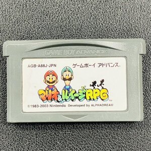 マリオ＆ルイージRPG ゲームボーイアドバンス 動作確認済み Nintendo ニンテンドー GB-49