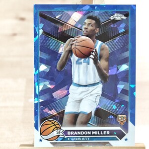 ブランドン・ミラー 2023-24 Topps Chrome Sapphire Basketball Brandon Miller RC シャーロット・ホーネッツ