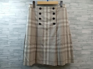 BURBERRY LONDON/バーバリー ロンドン/FX344-037-40/チェック柄/膝丈スカート/グレー/新品タグ付き/Lサイズ