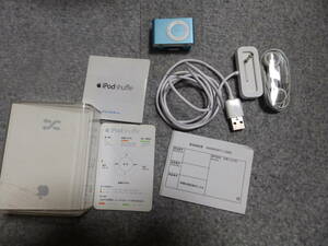 ★☆iPod shuffle 第2世代 1GB　ブルー MB227J/A 動作確認済み☆★