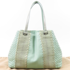 95923★1円スタート★BOTTEGAVENETA ボッテガヴェネタ 極美品 イントレチャート 蜥蜴 トカゲ革 ショルダーバッグ ハンドバッグ リザード