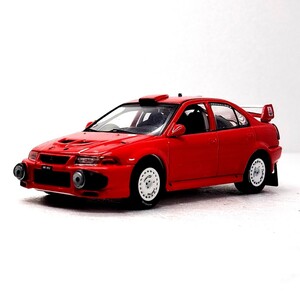 希少 1/43 IXO 三菱 ランサーエボリューション 6 Mitsubishi Lancer Evolution Ⅵ Rally ラリー WRC ホモロゲーション マキネン 1円 123122