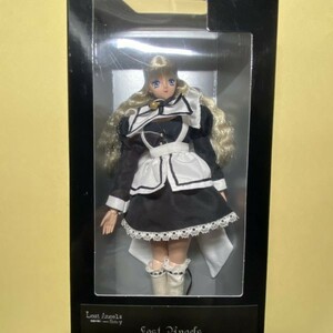 1/6ドール　ボークス　茜理（あかり）ねこ耳黒メイドドレス　シルバーヘア