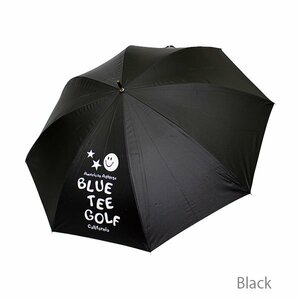 ●1送料無料【ブラック】ブルーティーゴルフ 【晴雨兼用ワンタッチアンブレラ】【AC-021】BLUE TEE GOLF 