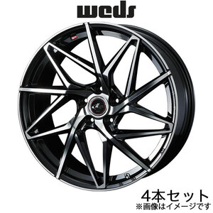 レオニスIT デリカD:5 CV1W 20インチ アルミホイール 4本 パールブラック/ミラーカット 0040634 WEDS LEONIS IT