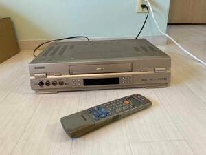 TOSHIBA 東芝 S-VHSビデオデッキ ARENA A-SB9 リモコン付