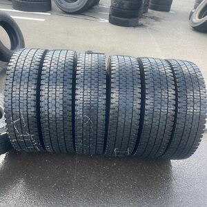 225/80R17.5 中古地山　ダンロップ　2022年 激安美品　　6本セット：27500円