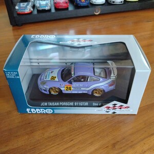 エブロ EBBRO 1/43 230 JCM TAISAN PORSCHE 911 GT3R JGTC PURPLE タイサン ポルシェ