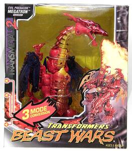 Hasbro 1998 Transformers Beast Wars Deluxe Transmetals Megatron nice rare 海外 即決