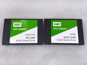 WD GREEN SSD 120GB WDS120G1G0A WDS120G2G0A WesternDigital 2.5インチ SATA 2台セット クリックポスト対応