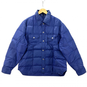 【中古】60s L.L.Bean ダウンシャツジャケット サイズ不明 筆記体タグ エルエルビーン ネイビー [240019443102]