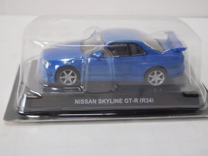 ◎台湾コンビニ限定商品1/60　日産 スカイライン GTR （R34）