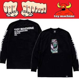 【 TOYMACHINE 】TOY DOLL CJ COLLINS LONG TEE トイマシーン BLACK