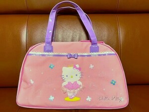 ハローキティ Hello Kitty ボストンバッグ（ストラップ付）