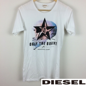 美品 DIESEL ディーゼル 半袖Tシャツ ホワイト サイズXS 返品可能 送料無料