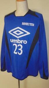 アンブロ　SAGAWA SHIGA FC　佐川急便　サッカー部　UMBRO XO 青