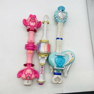 713【プリキュア】おもちゃ まとめて 3個セット ラブギター ミラクルベルティエ ハートキャッチプリキュア フラワータクト ジャンク