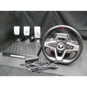 中古品 THRUSTMASTER レーシングコントローラー セット パドルシフト T-248PS ペダル T3PM