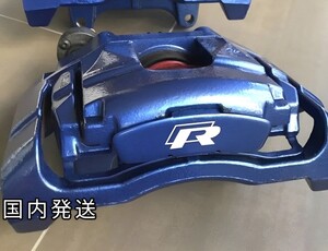 ★レア!即納★VW R ブレーキ キャリパー 耐熱 ステッカー 白 ◆ 車用 シール カー用品 フォルクスワーゲン レーシング ゴルフ ヴァリアント