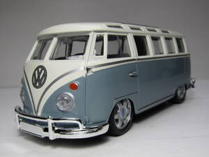 JUNK扱 VW フォルクス ワーゲン Volkswagen ローダウン ネオ TypeⅡ 6V FLAT4 マイクロバス デリバン 1967 サンバ 1/25 24カスタムベース 