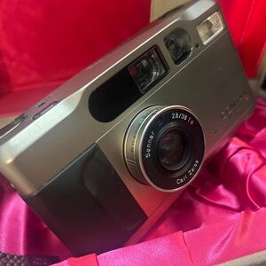 【1円スタート】CONTAX T2 美品　ケース　取扱説明書付