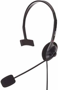 BSHSHCM105BK 4極 片耳ヘッドバンド式ヘッドセット BUFFALO