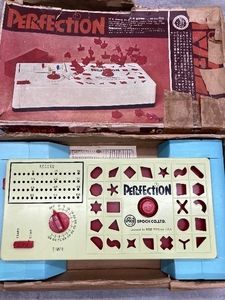 Z1a パーフェクション 昭和レトロ エポック社 当時物 Perfection ボードゲーム おもちゃ 玩具 ゲーム