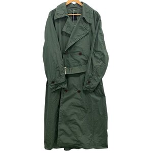 未使用◆コート ヒューベント トレンチコート カーキ メンズ サイズ3 HUM VENT ALGA TRENCH COAT 【AFA14】