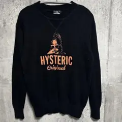 hysteric glamour コットンリネンニット ブラック S