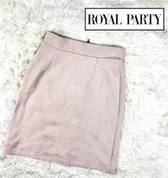 【滑らか肌触り】ROYALPARTY タイトスカート　FREEベージュ　台形　春