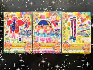 アイカツ　ポニーランドブラウス、スカート、スリッポン　3枚セット　2014 PC 