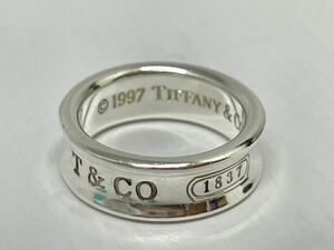 Tiffany & Co ティファニー 1837 ナローリング　指輪 スターリングシルバー 925 アクセサリー ジュエリー 