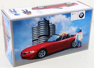 S♪未使用品♪プレイモービル 『1/18スケール PLAYCAR BMW Z4 (レッド)』 playmobil/プレイモービル 製造元：herpa/ヘルパ 人形2体付き