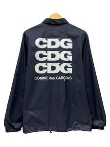 COMME des GARCONS (コムデギャルソン) GOOD DESIGN SHOP コーチジャケット プリント ナイロン IH-J002 S ネイビー メンズ/036