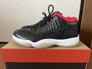 新品未使用 ナイキ エア ジョーダン 11 レトロ ロウ 27cm NIKE AIR JORDAN 11 RETRO LOW IE 919712 023 BRED