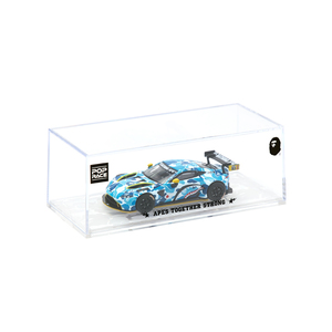 POP RACE 1/64 BAPE (R) X アストンマーティン GT3 2021 マカオグランプリ ブルー ASTON MARTIN GT3 1/64 MODEL CAR - BLUE ミニカー