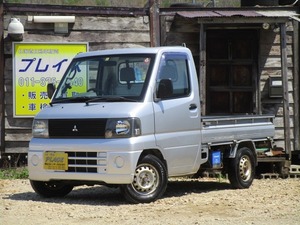 【諸費用コミ】:☆北海道・北広島市発☆ 平成13年 三菱 ミニキャブトラック Vタイプ 4WD オートマ Egスターター 3方開