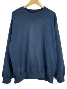 Schott◆FADE CREW SWEAT/フェード加工スウェット/XL/コットン/IDG/782-4132002