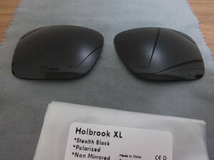 超処分価格！！！★オークリー HOLBROOK XL　OO9417 　ホルブルックXL用 カスタム偏光 レンズ BLACK Color 