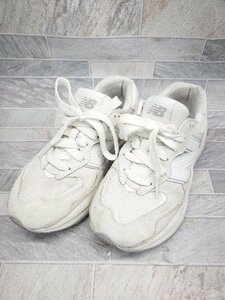 ◇ New Balance ニューバランス スニーカー シューズ サイズ23cm アイボリー系 グレー レディース P