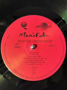 US盤 Monifah / moods...moments (LP) HEAVY D 90