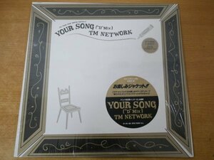 C5-263＜12inch/美品＞TM NETWORK / YOUR SONG（