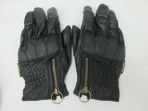 美品 コミネ KOMINE GK-255 PROTECT LEATHER GLOVES プロテクトレザーグローブ　サイズM