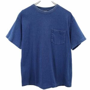 ジェーイーモーガン サニーレーベル 半袖 Tシャツ M ネイビー系 JEMORGAN URBAN RESEARCH ポケT メンズ