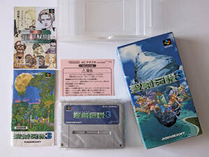 SFC 聖剣伝説3 箱説あり　スーファミ スーパーファミコン Seuken Densetsu Super Famicom